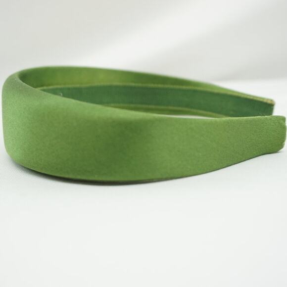 Prada Green Silk Padded Hair Headband - Picture 5 of 9